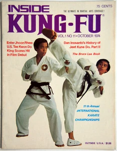 Inside Kung-Fu, Oct 1974,"History of Jeet Kune Do, Part II, Very Good, Rare - Imagen 1 de 8