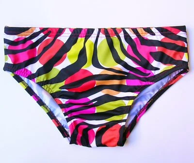 Мужские плавать краткое купальник в регулярный или низкий подъем в Miro зебра печати в S-M-L-XL - Изображение 1 из 4