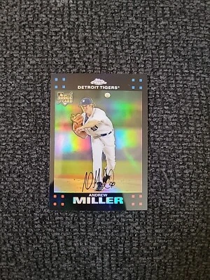 2006 Topps Chrome Baseball Andrew Miller Rookie #298 Refractor SD136 - Image 1 of 2