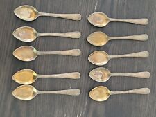 New ListingRare Elkington Silverplate Flat Bottom Tea Spoons