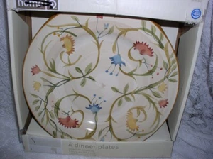 Home American Simplicity Floral Stoneware Dinner Plate 11-1/2" NEW - Picture 1 of 4
