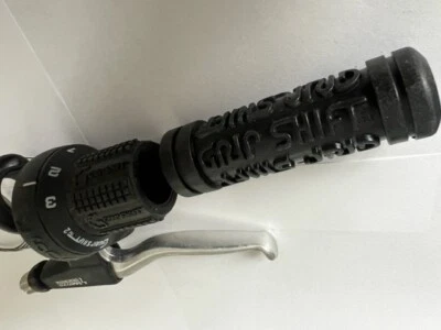 ! SRAM GRIP SHIFT LEFT SHIFTER WITH DIA COMPE 7 LEVER REMOVED FROM NEW BIKE ATB - Image 1 of 4