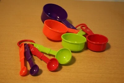 Farberware Multicolor Plastic Measuring Cups & Spoons - Image 1 of 4