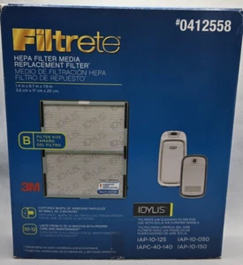 Filtro di ricambio per supporti HEPA 3M Filtrete taglia B 0412558 per Idylis - Foto 1 di 6