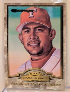 1998 Donruss ROOKIE DIAMOND KINGS CANVAS #2 Fernando Tatis RARE PARALLEL /500 - Picture 1 of 2