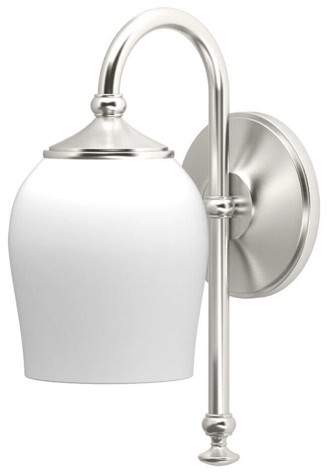 Aplique de baño Gatco 1621 taberna 1 luz - níquel satinado, nuevo Foto 1 de 1