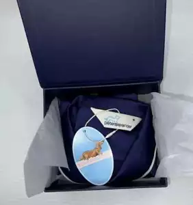 NEW IN BOX PETER ALEXANDER NAVY DOG SATIN SHIRT SIZE M - Picture 1 of 6