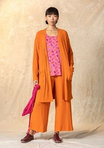 Wunderschöne Trikotjacke Gudrun Sjöden Orange Massala Bambus Viskose L wie neu - Bild 1 von 5
