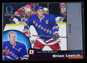 1998-99 Pacific Omega Opening Day Issue #158 Brian Leetch Hockey Card 28/56