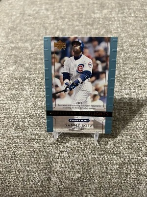2002 Upper Deck Ovation Baseball #108 Sammy Sosa SUPERSTAR SPOTLIGHTS - Image 1 of 2