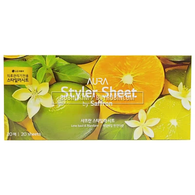 LGH&H Genuino TROMM AURA Styler Hoja de Aroma de Azafrán Rosa Pera Lima 20 Hojas Foto 1 de 3