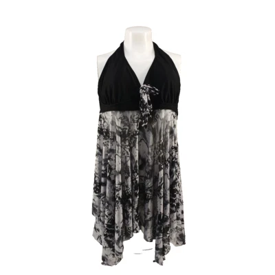 Beach Resort Swim Mesh XXL(20-22) Abstract Print Pullover Halter Neck - Image 1 of 4