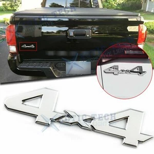 Emblema Toyota Tacoma Tundra 4x4 portón trasero cromado insignia símbolo logotipo - Imagen 1 de 9