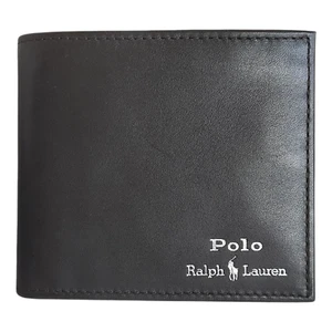 Polo Ralph Lauren Leather Billfold Wallet $85  WORLDWIDE SHIPPING - Picture 1 of 12
