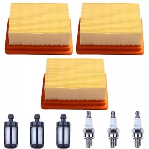 Kit 3 PEZZI Filtro Aria Carburante per Soffiatore a Zaino Stihl BR800 C BR800X 4283 141 0300 - Foto 1 di 7