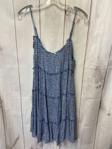 Lulus Damenkleid Größe L blau geblümt - Bild 1 von 6