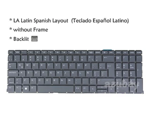 Teclado Español LA For HP Probook 450 G8 G9 G10, 455 G8 G9 G10, 650 G8 Backlit - Afbeelding 1 van 5