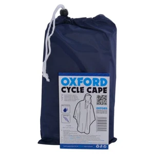 Oxford Hooded Cycle Cape Navy Fits Mobility Scooter - Picture 1 of 2