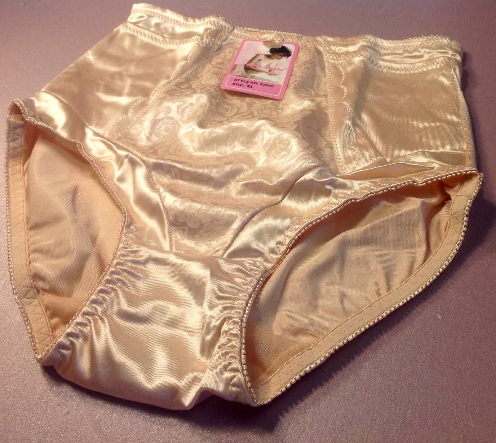 Women Panties,Briefs,Control Panties "Ann Diane" Size L. Large Pink