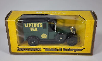 Matchbox Models of Yesteryear Lipton Tea 1927 Talbot Van 3.75" Scale Model - Image 1 of 4
