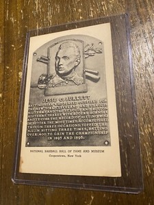 1945 Albertype Hall Of Game Post Card Jesse Burkett Baseball Card