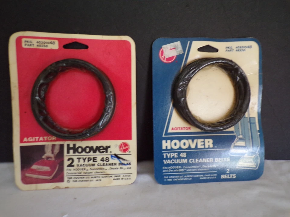 Hoover Type 48 Upright Vacuum Cleaner Belts 49258 Convertible Decade 80 800