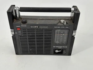 RARE Sony TFM-8100WA All Weather Radio FM AM VHF Weather Untested - Picture 1 of 8