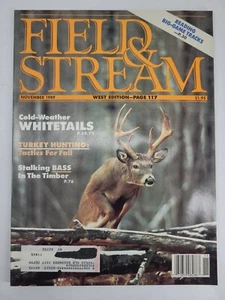 Field & Stream Magazine November 1989 Reading Big Game Tracks Whitetail Deer - Imagen 1 de 8