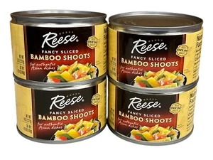 Reese Fancy geschnittene Bambussprossen 8 Unzen (4 Dosen) - Bild 1 von 1