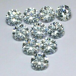 3.30 mm Round Brilliant 10 Pcs Lot EF Color VVS1 1.50 Ct White Loose Diamonds