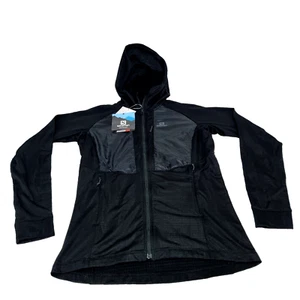 Salomon Advanced Skin Hoodie Jacket Warm Black Full Zip NWT C10137 Women Size M - Bild 1 von 24