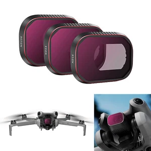 Drone Accessories ND16 ND64 ND256 Professional Filter Kit For DJI Mini 4 Pro - Picture 1 of 11
