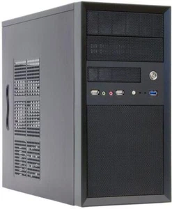 Chieftec Mesh CT-01B Mini Tower, schwarz - Bild 1 von 3
