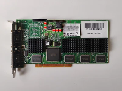 Matrox G200 MGI G2+QUADPOE9 32MB PCI Vintage Card 908-07 REV A - Immagine 1 di 2