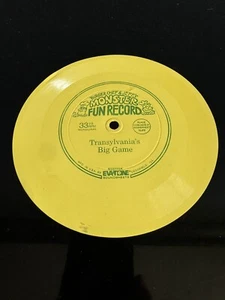 Buger Chef And Jeff’s Monster Fun Record Transylvania’s Big Game Flexi Disc - Picture 1 of 2