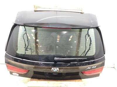 2014-2018 BMW X5 F15 OEM UPPER TRUNK LID LIFTGATE W/O CAMERA | JET BLACK *READ* Foto 1 de 4