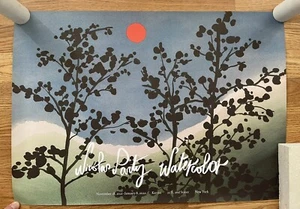 Nicolas Party - Watercolors Exhibition Poster (Brand New) - Picture 1 of 1