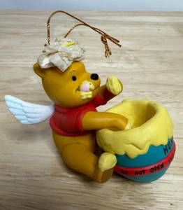 VINTAGE ENGEL WINNIE the POOH & HONIGTOPF DISNEY GROLIER ORNAMENT NEU IM KARTON - Bild 1 von 10
