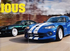 2014 Chrysler Viper GTS vs TVR Cerbera 4.5, Längenvergleichstest aus UK-Magazin - Bild 1 von 2