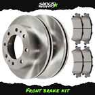Front Brake Rotors & Ceramic Pads Kit For 2011-2019 Gmc Sierra 2500 Hd