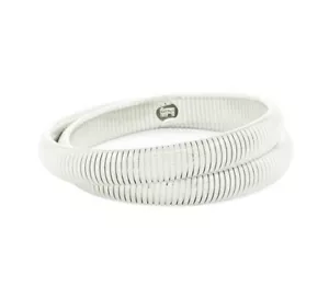 UNOAERRE Armband IN Jersey Tubogas A Doppelt Draht Bronze Überzogen Silber - Bild 1 von 2