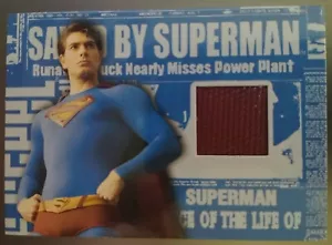 Superman Returns Topps Authentic Movie Memorabilia Superman's Cape Brandon Routh - Picture 1 of 2