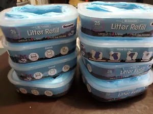 8 Pail Cat Litter Refills Compatible with Genie Litter XL Pail Refills - Picture 1 of 3