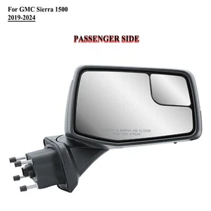 Passenger Right Side Door Mirror Power Heated for 2019 to 2025 GMC Sierra 1500 - Picture 1 of 8
