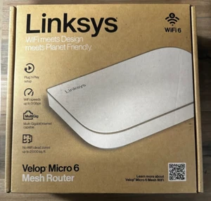 Linksys Velop Micro 6 Dual Band Mesh WiFi Router - LN1101 - Picture 1 of 2
