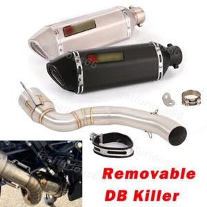 Exhaust Tips Muffler Mid Pipe Modified System For DUKE 200 2022 2021 2020 2023 - Picture 1 of 12