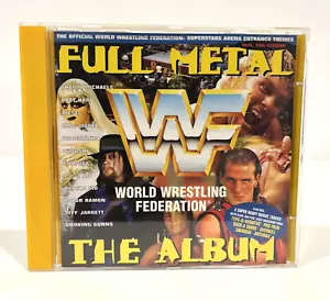 THE OFFICIAL FULL METAL WWF WORLD WRESTLING FEDERATION ALBUM CD ENTRANCE THEMES - Picture 1 of 4