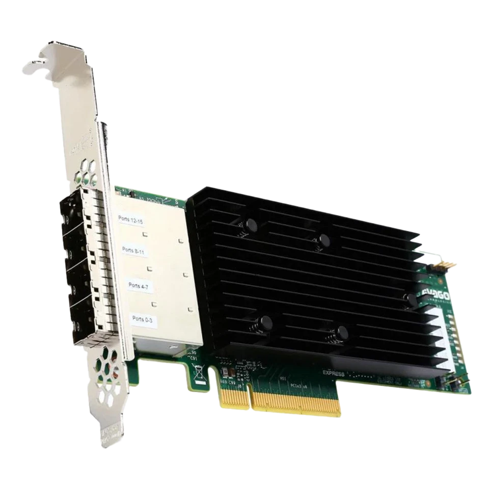 Avago SAS9305-16e - FH PCIe-x8 SAS External HBA Controller - Image 1 of 1
