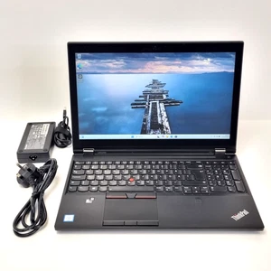 Lenovo ThinkPad P51 CAD Gaming Laptop, i7-7820HQ 32GB RAM 512GB SSD Quadro M2200 - Picture 1 of 12