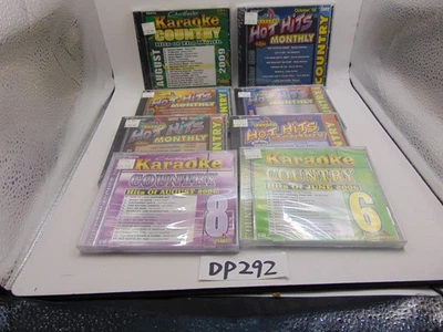 Nuevo CD de karaoke CDG Chartbuster sellado lote de 8 éxitos country mensuales 2006-2010 Foto 1 de 4